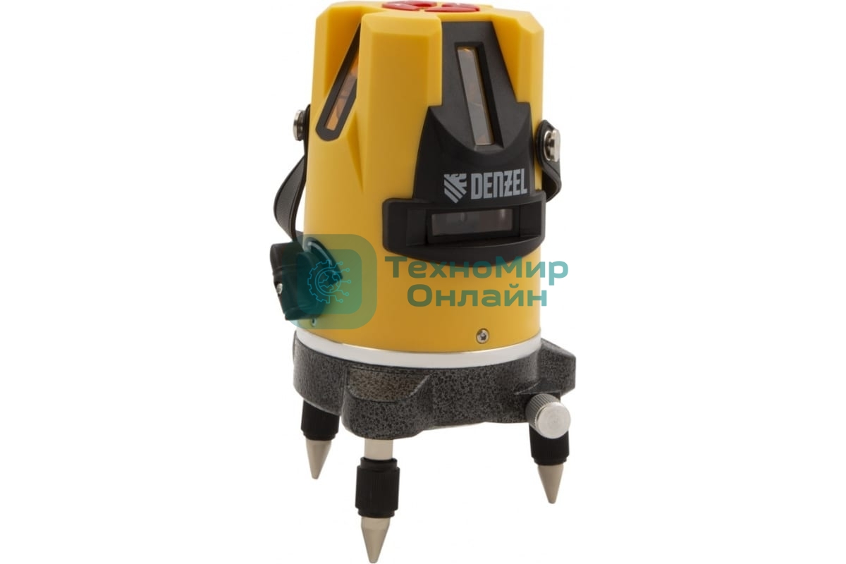 Лазерный уровень Denzel LX3, 10м, ±0,3мм/1м, 635нм, 35070