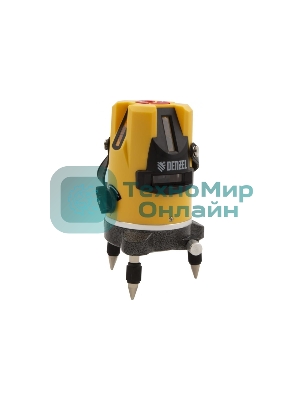 Лазерный уровень Denzel LX3, 10м, ±0,3мм/1м, 635нм, 35070