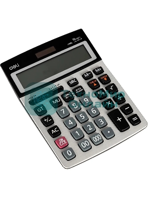 Калькулятор бухгалтерский Deli E39265 серый 16-разр.