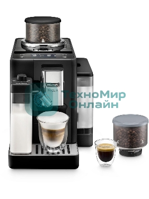 Кофемашина автоматическая Delonghi EXAM440.35.B черный, исп. кофе - молотый/зерновой 1,4 л, 1450 Вт, 19 Бар