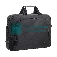 Сумка для ноутбука ExeGate EX264611RUS Office F1596 Black, черная, полиэстер, для ноутбуков до 15.6