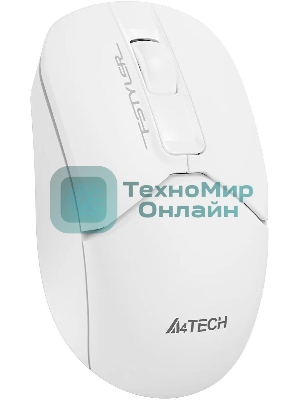Мышь беспроводная A4Tech Fstyler FG12 белый, 1200 dpi, радиоканал, USB, кнопки - 3