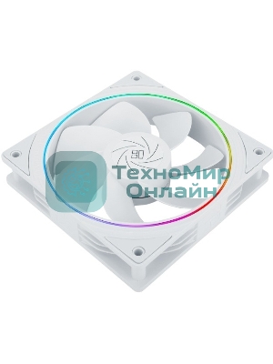 Кулер для корпуса Thermalright TL-S12RW Reverse (120x120x25mm, 4-pin PWM, ARGB, 47.6CFM, 23.2dBA, 1500RPM, White)