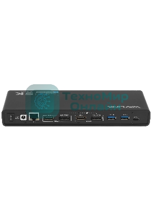 USB-концентратор Docking Station WAVLINK USB-C&USB3.0 Ultra 5K(Dual 4K) Universal Include 20V/2.5A Power Adaper/6xUSB3.0/2xDP 4K 60HZ/2xHDMI 4K 60HZ/1xGigabit LAN/1xAudio In/Out/Not Support Power Delivery