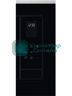Встраиваемая микроволновая печь Electrolux LMS4253TMX/с грилем, объем 25 л., высота 390 мм, черный/нерж. Сталь