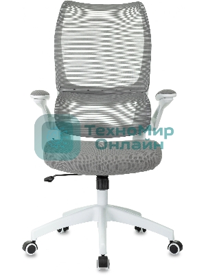 Кресло Бюрократ Sigma WH 1 серый, сетка