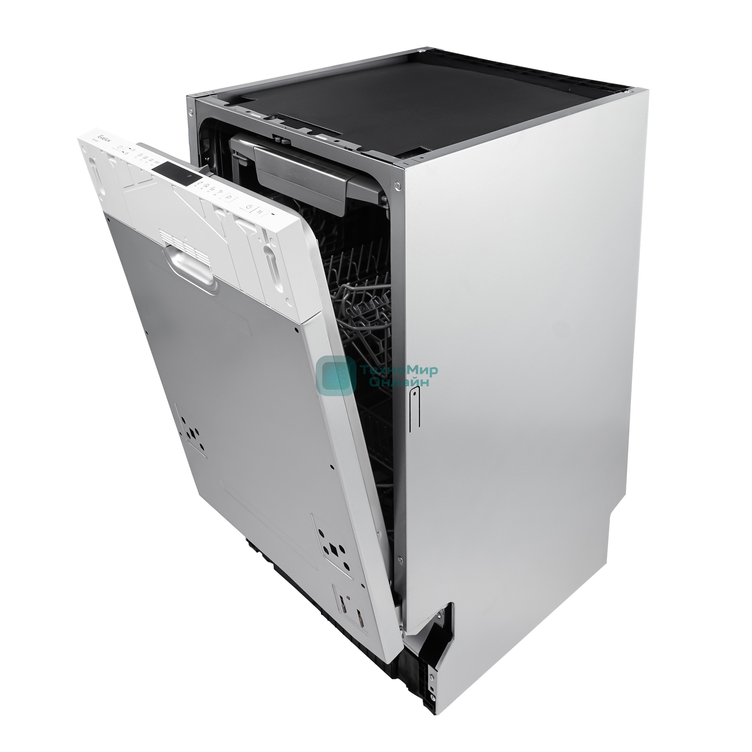 Встраиваемая посудомоечная машина Evelux BD 4502, белый, 44.8 см, 10 компл., 47 дБ, класс A++