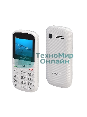 Мобильный телефон Maxvi B201 белый