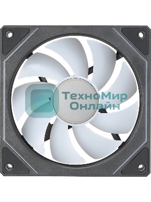 Вентилятор для корпуса Aerocool/Formula Floe 12BK ARPW ARGb черный, 120 мм, 1500 об/мин, 26.8 дБ, 4 pin