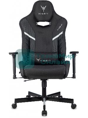 Кресло Knight Thunder 5X черный, экокожа, 120 кг, механизм качания