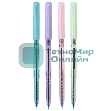 Набор ручек шариковых Deli Arrow EQ03032 ассорти, d=0.7мм, синие чернила (4шт), линия 0.4мм, 4 цвета