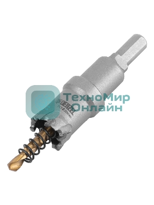 Коронка по металлу Denzel твердосплавная, 22 мм