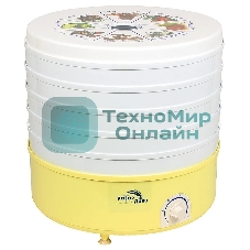 Сушилка для фруктов и овощей Ротор Дива СШ-007 5под. 520 Вт, белый