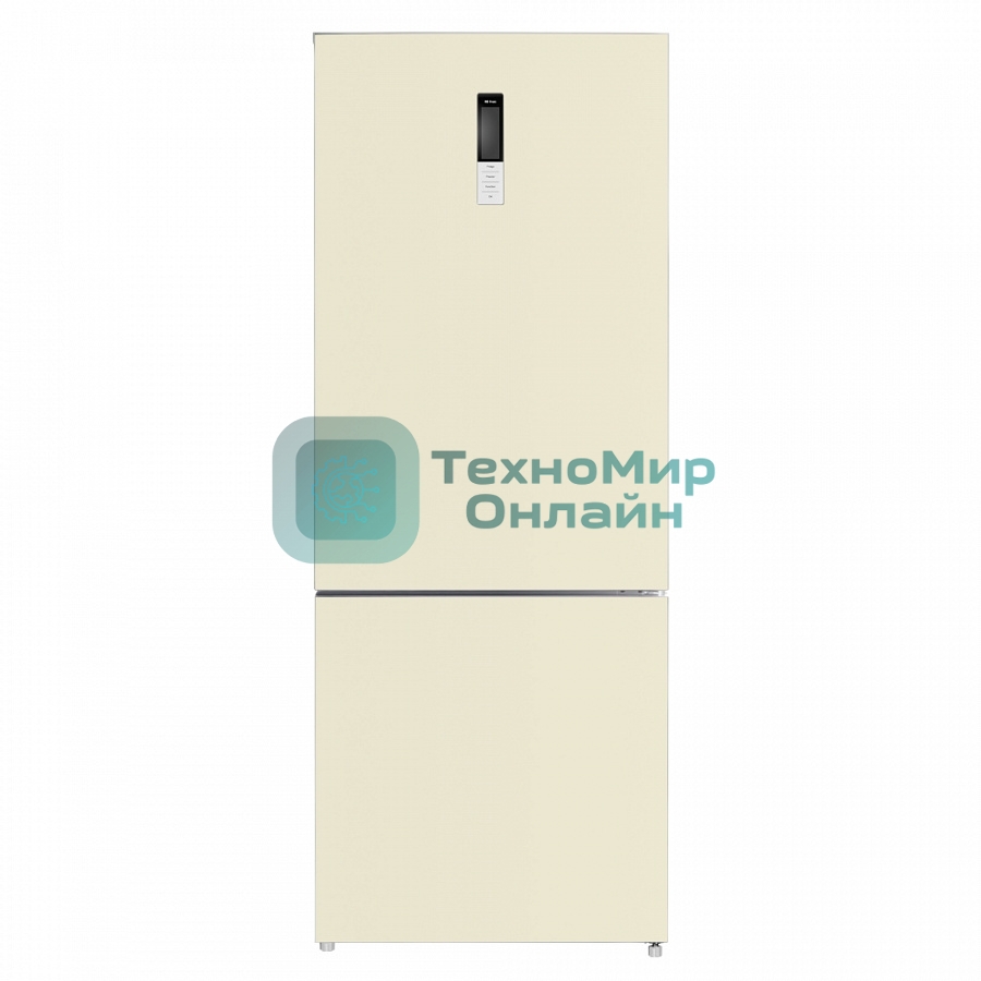 Холодильник Maunfeld MFF1857NFBG бежевый инвертер двухкамерный 336/117л морозилка снизу