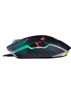 Мышь проводная A4Tech Bloody A60A черный, 6200 dpi, USB Type-A, кнопки - 8
