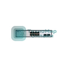 Коммутатор неуправляемый PoE ORIGO Unmanaged Switch 8x1000Base-T PoE, 2x1000Base-X SFP, PoE Budget 120W, 19
