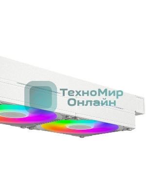 Система жидкостного охлаждения ID-Cooling FX240 Inf ARGb Soc-AM5/AM4/1200/1700/1851 белый 4-pin 27.2dB Al+Cu 300W Ret (FX240 INF белый)