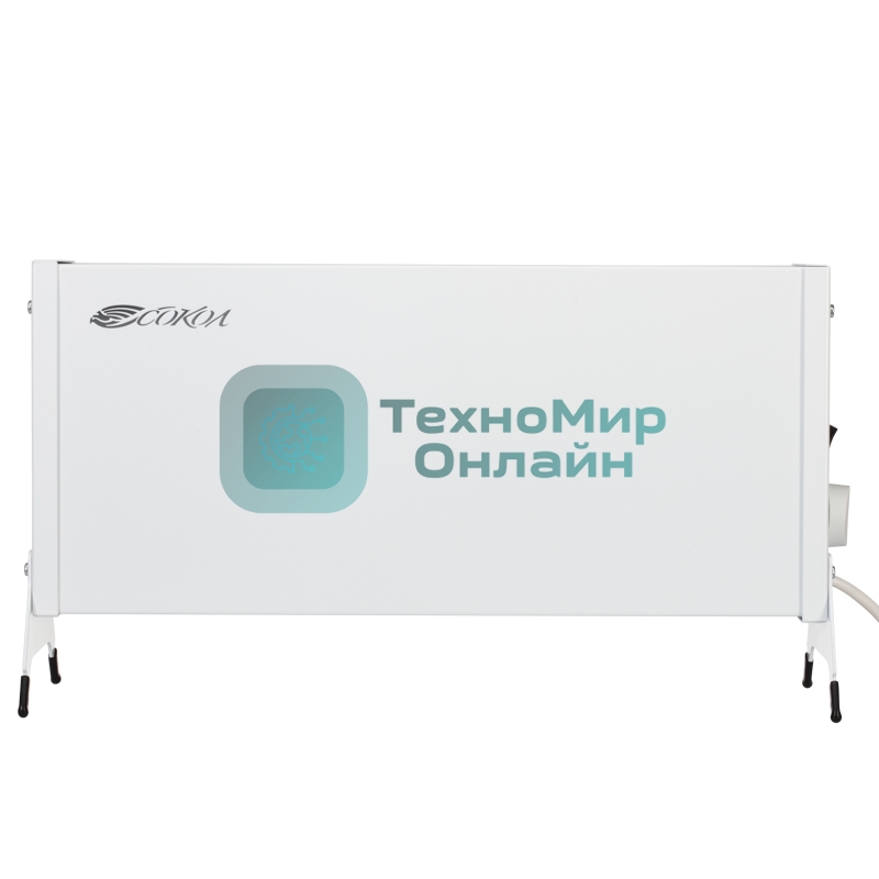 Конвектор СОКОЛ Такса 60-0121, белый, 1000 Вт, 15 м2, механический термостат