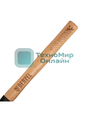 Молоток слесарный Denzel 300 г, кованый квадратный боек, буковая рукоятка