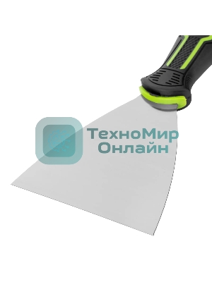 Шпательная лопатка из нержавеющей стали Сибртех 100 мм, двухкомпонентная рукоятка