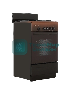 Плита газовая Gefest ПГ 3200-08 К36 коричневый, конфорок 4 шт, духовка 42 л, 50 см x 85 см x 53 см