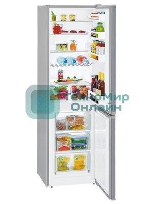 Холодильник Liebherr CUELE 3331-26 001 серебристый двухкамерный 212/84л морозилка снизу