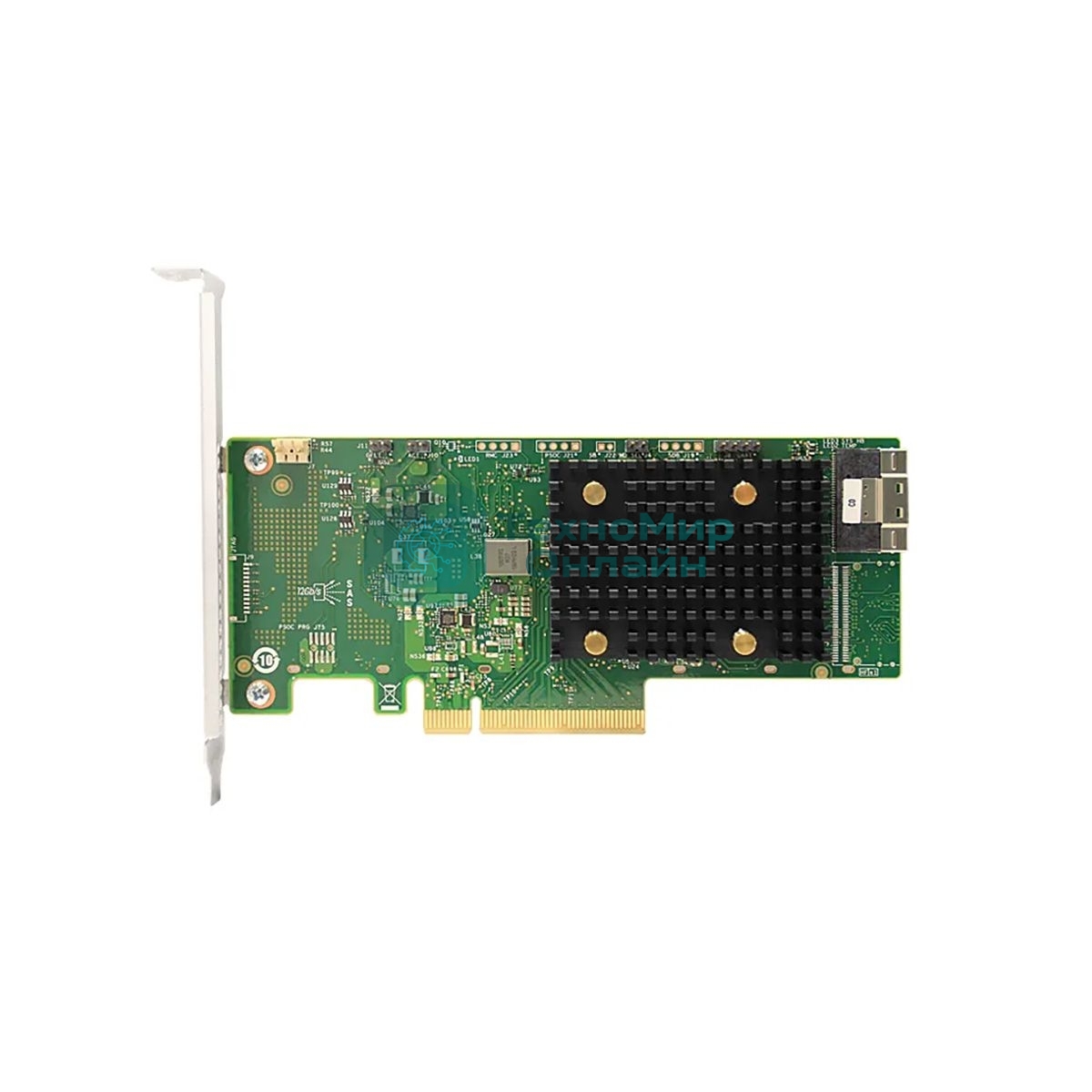 RAID-контроллер Broadcom MegaRAID 9540-8I SGL PCIe 4.0 x8 LP, SAS/SATA, 8port(1 * int SFF8654), 3808ROC, SGL