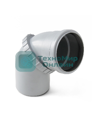 Отвод поворотный универсальный (Полипропилен) Ду110 PRO AQUA 1011087T