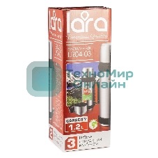 Термос Lara LR04-03 нержавеющая сталь AISI 201 1,2 л