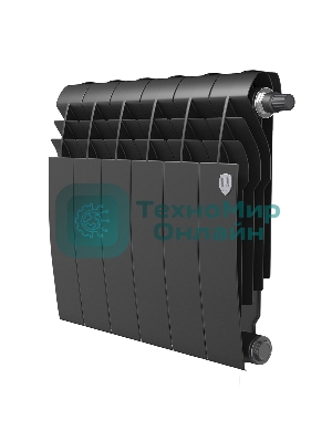 Радиатор Royal Thermo BiLiner 350 Noir Sable VR80 - 6 секц.