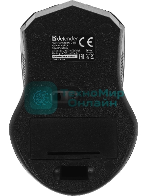 Комплект клавиатура+мышь Defender Jakarta C-805 беспроводной, USB, 1600 DPI, чёрный