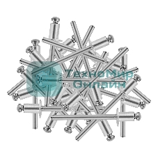 Заклепки алюминиевые Denzel, 5/32