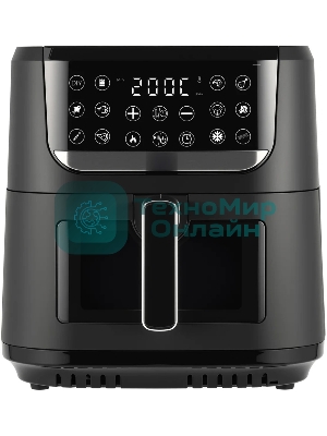 Аэрогриль TopDevice TDA801 черный, 1750 Вт, 8 л, сенсор, 12 программ