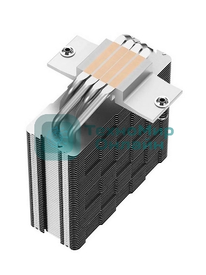 Кулер для процессора DEEPCOOL AG400 черный, 120 мм, алюминий/медь, 2000 об/мин, 31.6 дБ, 4 pin, 220 Вт, 150 мм