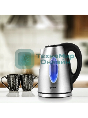Чайник электрический Vitek VT-7019 ST стальной