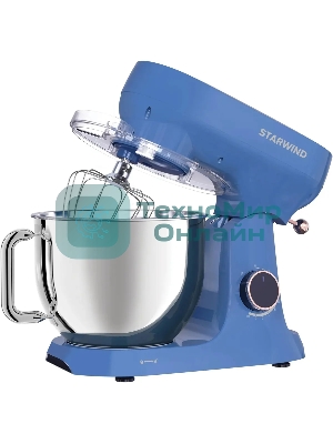 Миксер планетарный Starwind SPM4172 1800 Вт, васильковый