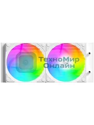Система жидкостного охлаждения ID-Cooling FX240 Inf ARGb Soc-AM5/AM4/1200/1700/1851 белый 4-pin 27.2dB Al+Cu 300W Ret (FX240 INF белый)