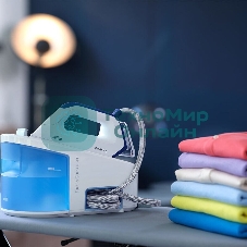Парогенератор Braun IS3157BL синий/белый, 2400 Вт