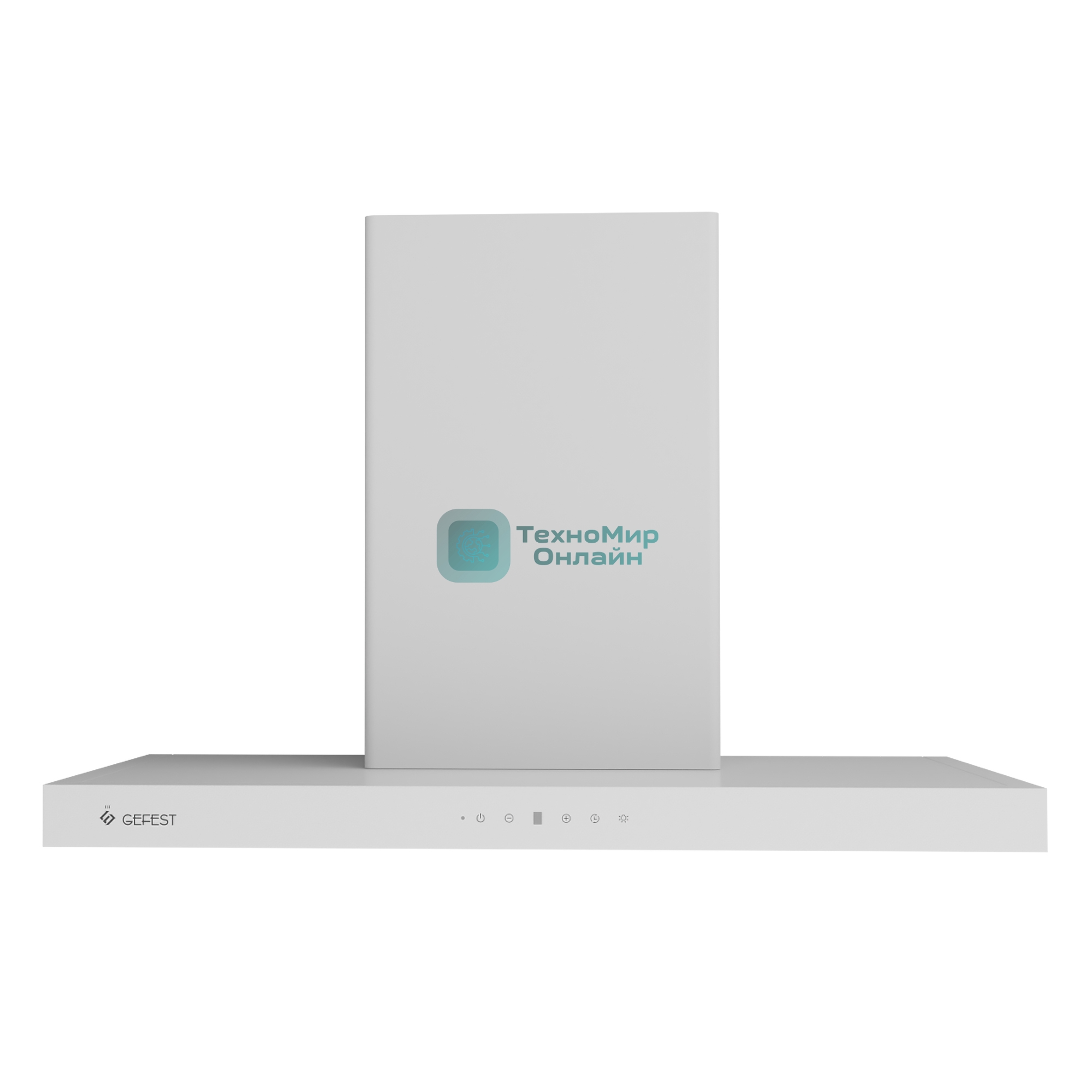 Вытяжка наклонная Gefest ВО 3806 С белый, 60 см, 1000 куб. м/ч, 78 дБ
