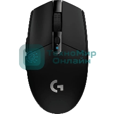 Мышь беспроводная Logitech G304 Lightspeed черный, 12000 dpi, радиоканал, USB, кнопки - 6