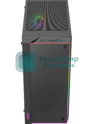 Компьютерный корпус Aerocool / Formula Skribble черный без БП ATX 2x120mm 2xUSB3.0 audio bott PSU