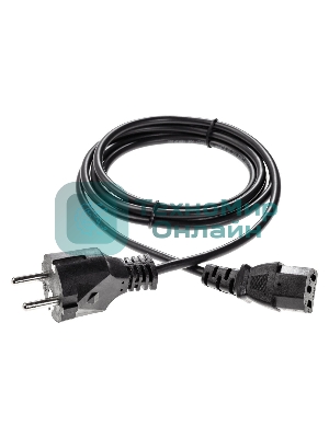 Кабель компьютер - розетка 1,5 м 220V (Европейский стандарт) VCOM/TELECOM