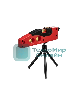 Уровень лазерный Matrix, 180 мм, 220 мм штатив, 4 глазка