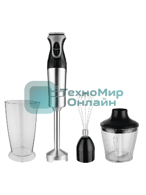 Блендер погружной Eurostek EHB-1014 1500 Вт, 0,8 л, нержавеющая сталь/черный