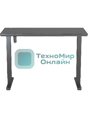 Стол игровой Cactus CS-EGD-BBK столешница стекло черный, каркас черный