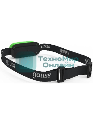 Фонарь налобный Gauss GFL408 3W 150lm Li-ion 300mА·ч LED