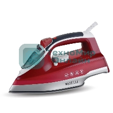 Утюг Kelli KL-1622 красный, 2200 Вт, 100 г/мин, 400 мл