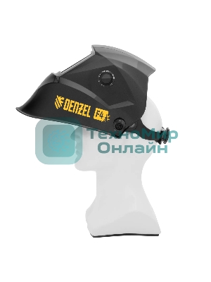 Щиток защитный лицевой (маска сварщика) Denzel F4, см. окно 90х35, DIN 9-13