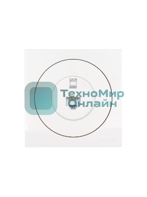 Розетка компьютерная СП OSEN RJ45 кат.6 механизм бел. LEZARD 743-0288-140