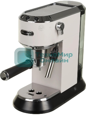 Кофеварка эспрессо DeLonghi EC685.W белый, исп. кофе - молотый/чалды, 1.1 л, 1350 Вт, 15 бар